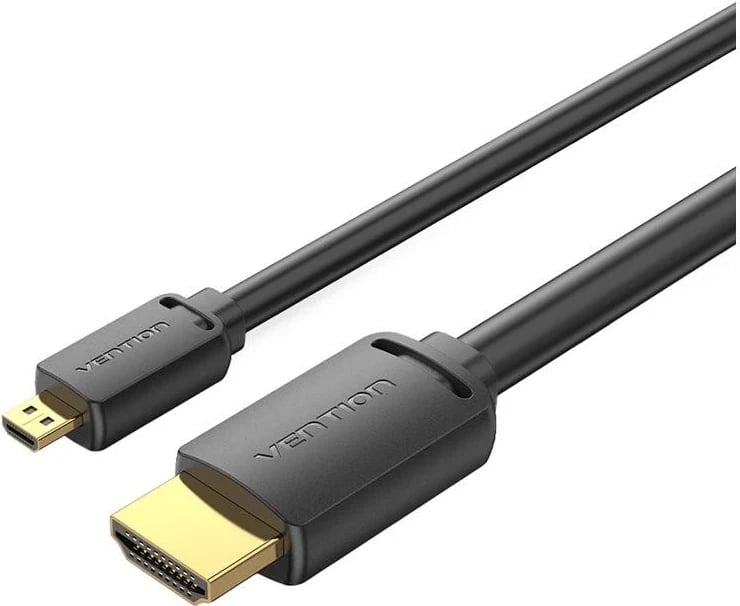 Kabëll HDMI Vention Micro HDMI/HDMI, 4K 60Hz, 2m, i zi