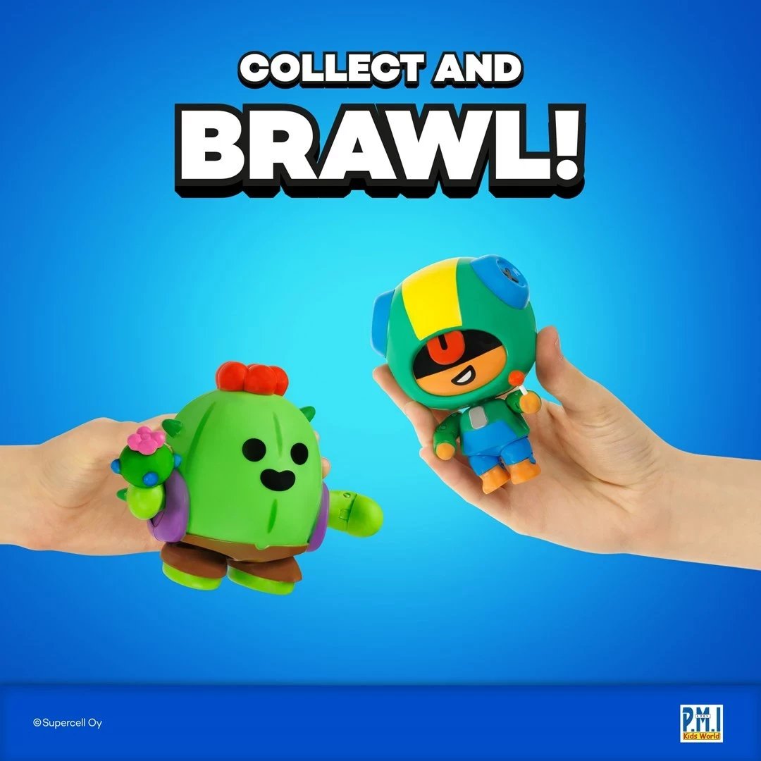 Figurë aksioni Brawl Stars S1, P.M.I. Kids World, Leon, 11cm