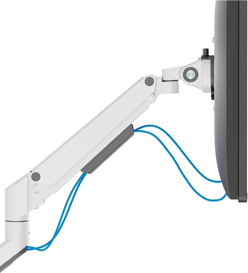 Krah monitori Neomounts DS70-250WH1, Clamp/Grommet, 9 kg, 43.2 cm (17"), 88.9 cm (35"), 100 x 100 mm, Bardhë