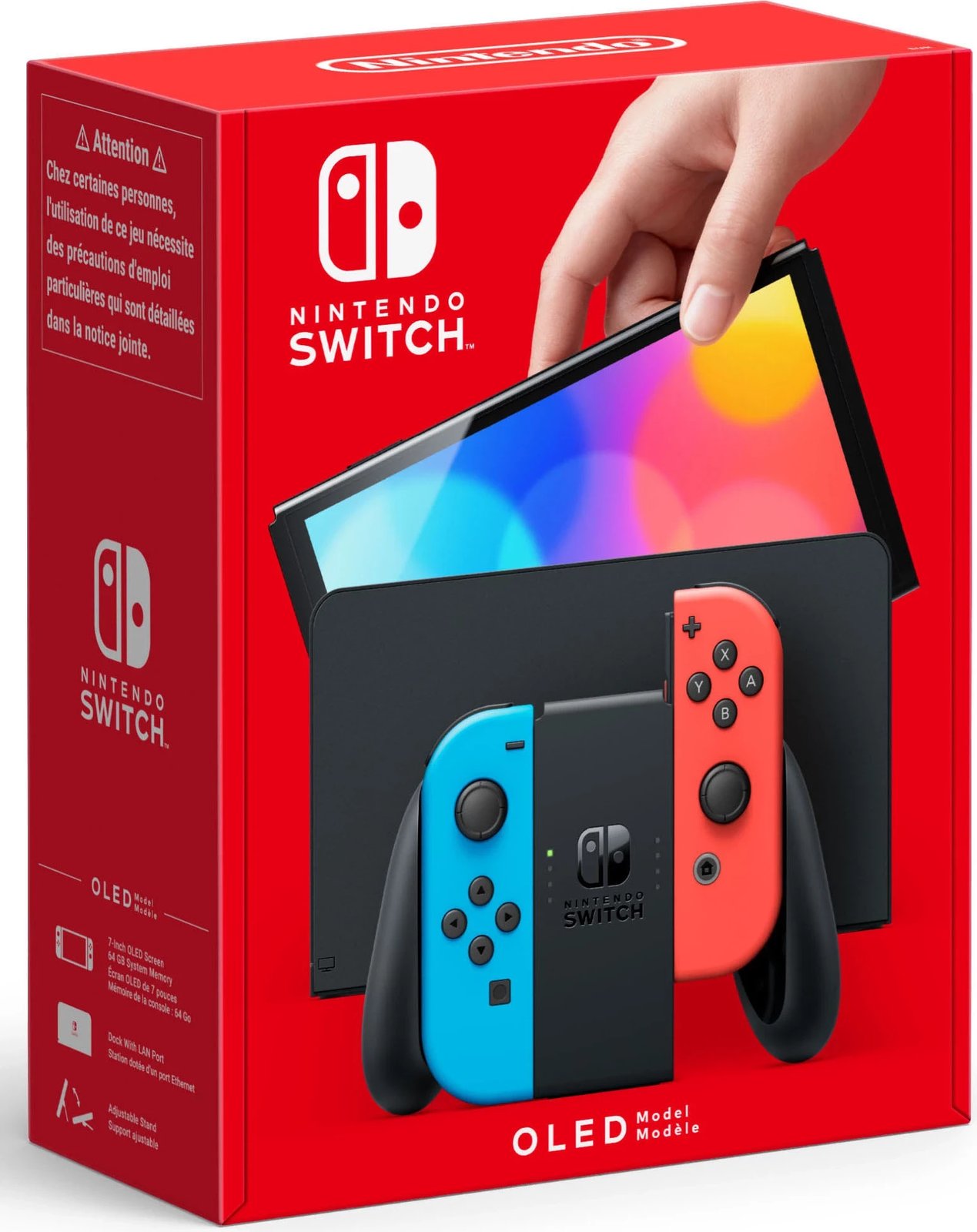 Konsolë Nintendo Switch OLED, e kuqe/kaltër