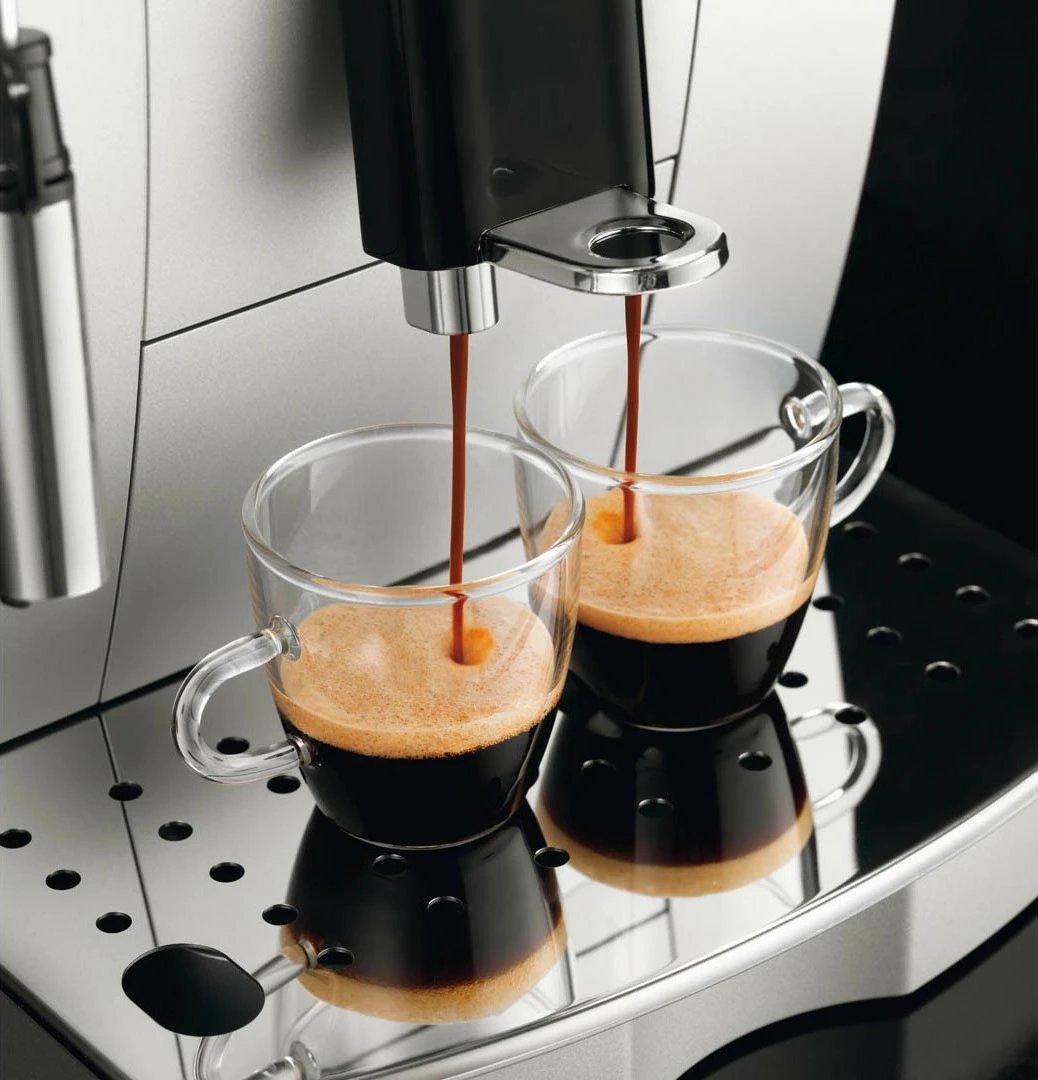 Aparat espresso De’Longhi ECAM 22.110.SB, 1.8 L, Kafe kokrra, Kafe e bluar, Mulli i integruar, 1450 W, E zezë, Argjend