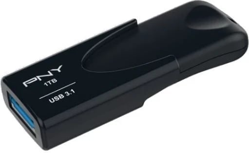 USB PNY Attaché 4, USB 3.1, 1TB, e zezë