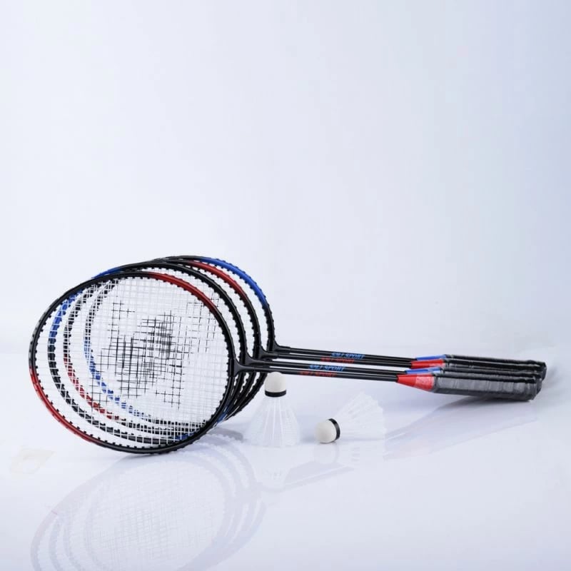 Set badminton për të gjithë, SMJ, me ngjyra të kuqe dhe blu