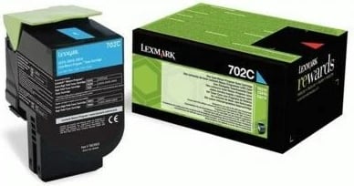 Toner Lexmark 702C R, Origjinal, Cyan