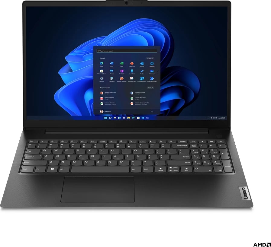 Laptop Lenovo V15 G4 AMN R5-7520U, 8GB RAM, 256GB SSD, 15.6 FHD, Tastierë Spanjolle, Business Black