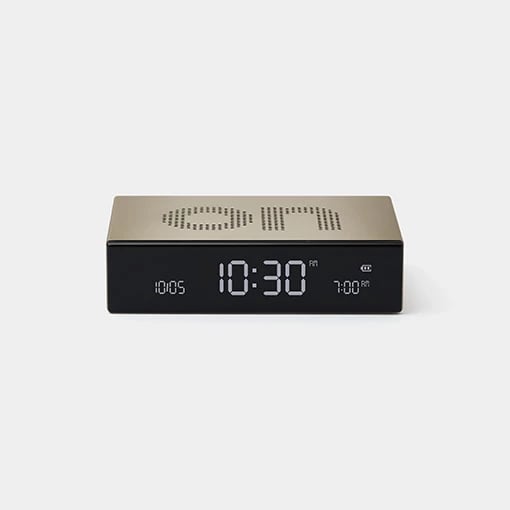 Orë me alarm Lexon Flip Premium LR152D, LCD, USB-C, ari