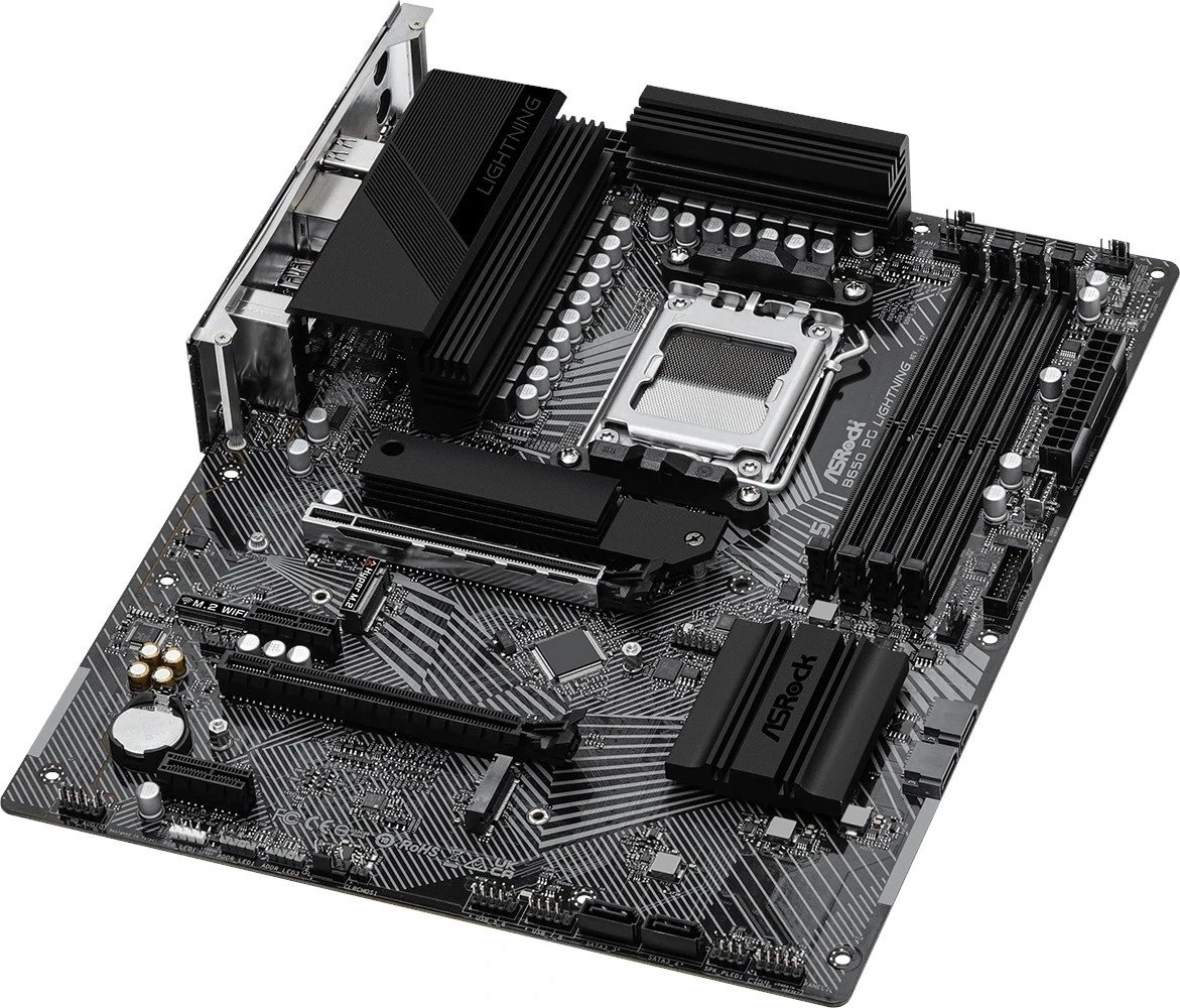 Pllakë amë ASRock B650 PG Lightning, Socket AM5, Chipset B650, DDR5