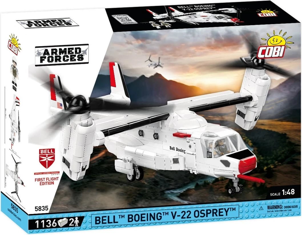 Model COBI Bell-Boeing V-22 Osprey, 1136 pjesë, Plastikë