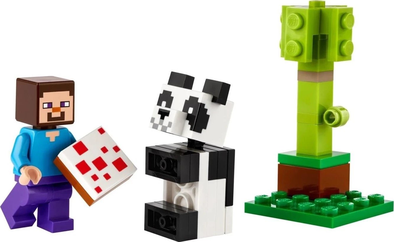 LEGO Minecraft 30672 Steve dhe panda e vogël