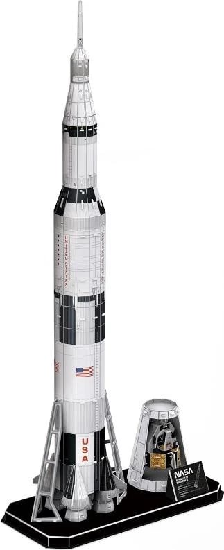 Puzzle 3D Cubic Fun Apollo Saturn V Rocket DS1059H, 136 copë