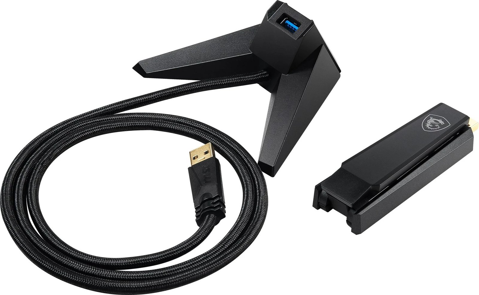 Adapter USB WiFi MSI GUAX18 AX1800, e zezë