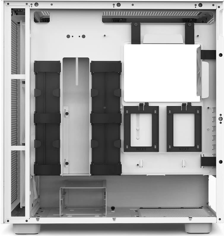 Kasë kompjuteri NZXT H7 Flow RGB White Midi ATX (CM-H71FW-R1) - e bardhë