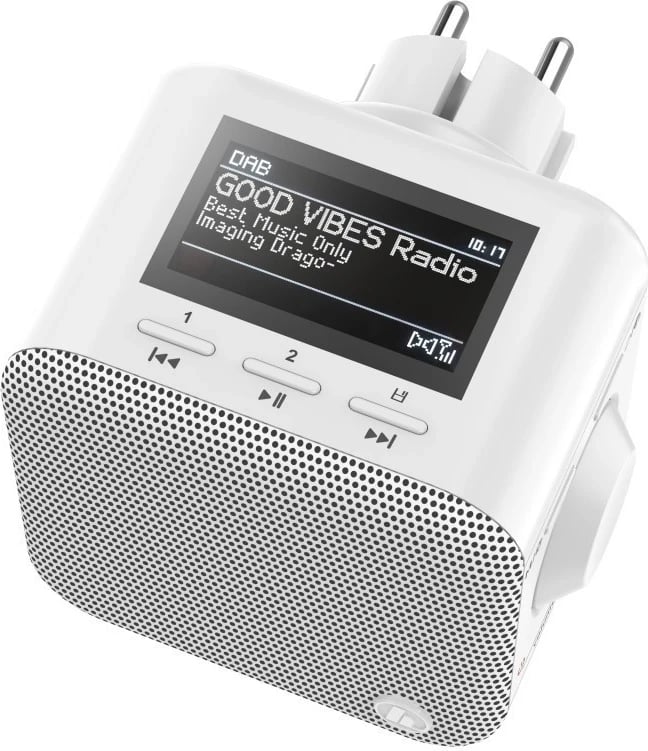 Radio Hama DIR45BT, me Bluetooth dhe Wi-Fi, ngjyrë e bardhë