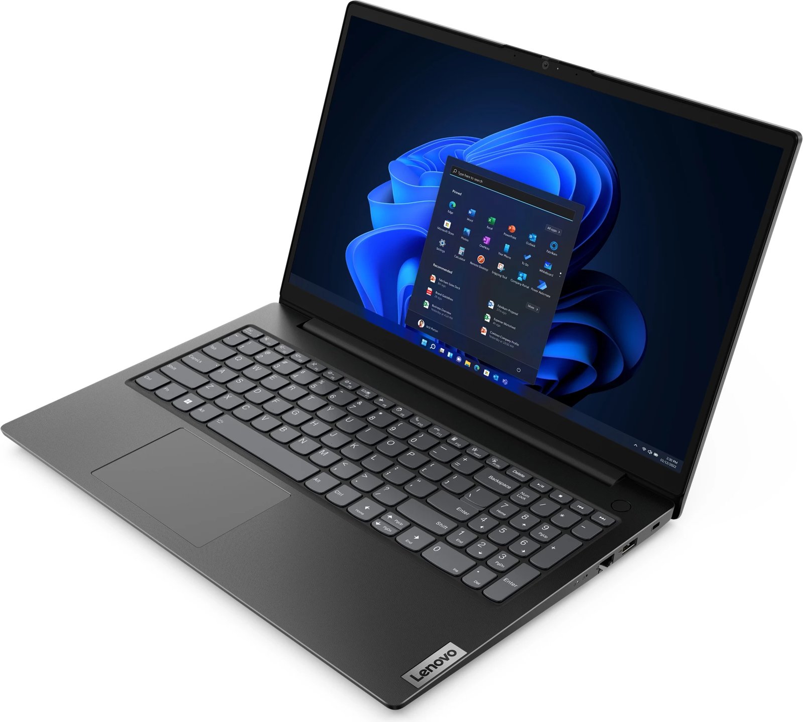 Laptop Lenovo V15 G4 ABP, i3-1215U, 16GB, 512GB SSD, 15.6" FHD, Tastierë Spanjolle, Business Black