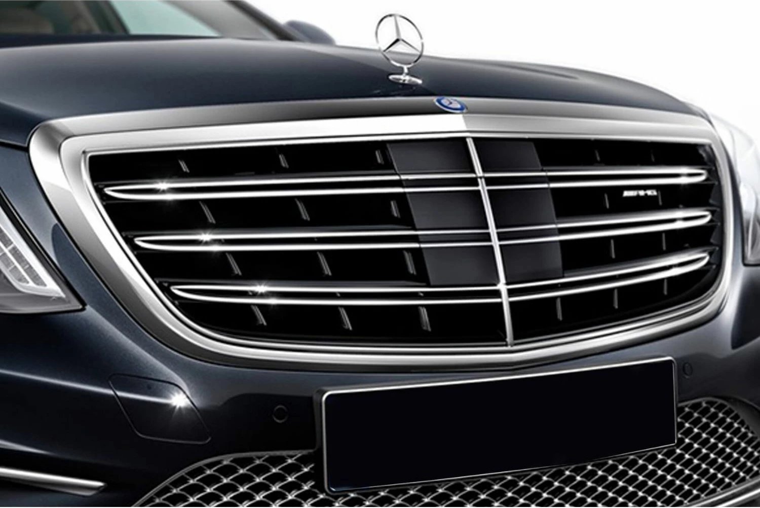 Grill i përparëm AMG për Mercedes S class W222 2013-2020 për modelet me Distronic dhe NightVision