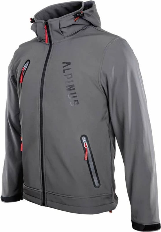 Xhakete softshell për meshkuj Alpinus Denali, gri