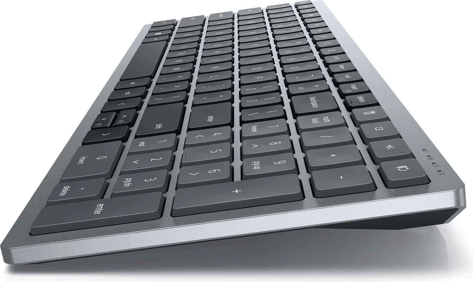 Tastierë Dell KB740, Wireless RF + Bluetooth, QWERTY Anglisht, Gri e Zezë