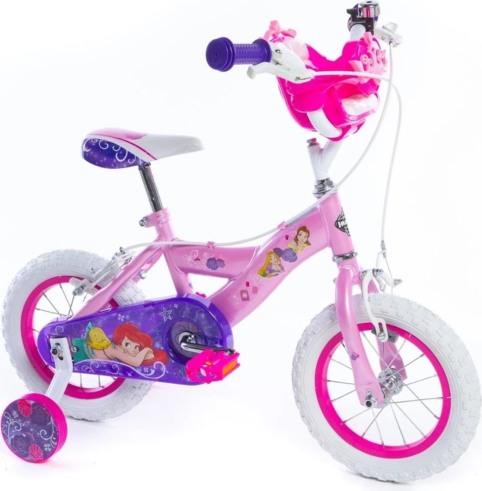 Biçikletë për fëmijë, HUFFY 22491W Disney Princess, 12 inç, Rozë