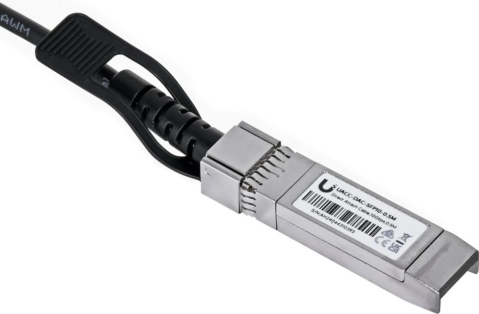 Kabëll Ubiquiti UACC-DAC-SFP10-0.5M, InfiniBand/fibre optic, SFP+, 0.5 m, Zi