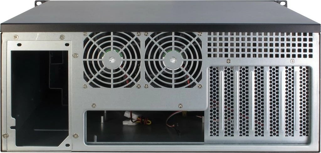 Kasë server Inter-Tech 4U-4098-S, Rack, ATX, micro ATX, Mini-ITX, e zezë