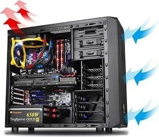 Kasë Thermaltake Versa H25, Midi Tower, e zezë