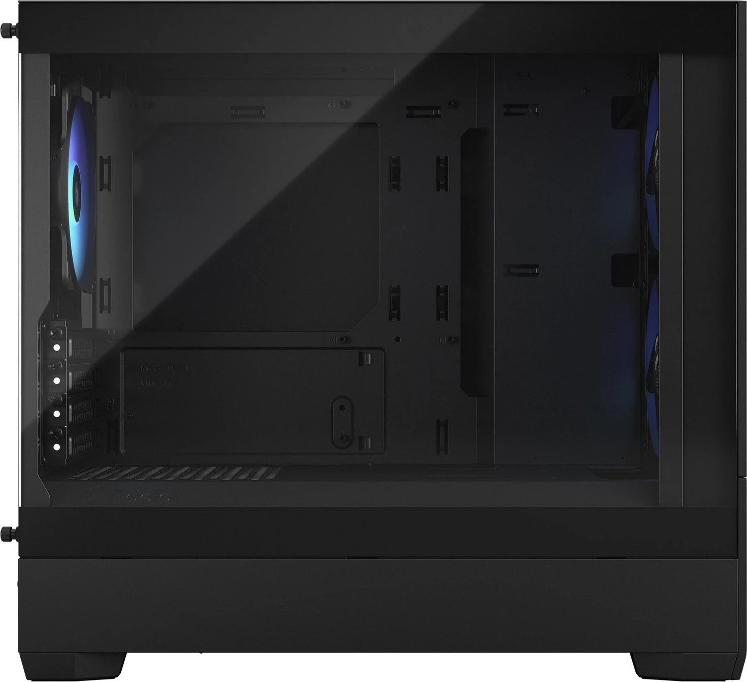 Kasë Fractal Design Pop Mini Air RGB, micro-ATX, mini-ITX, e zezë