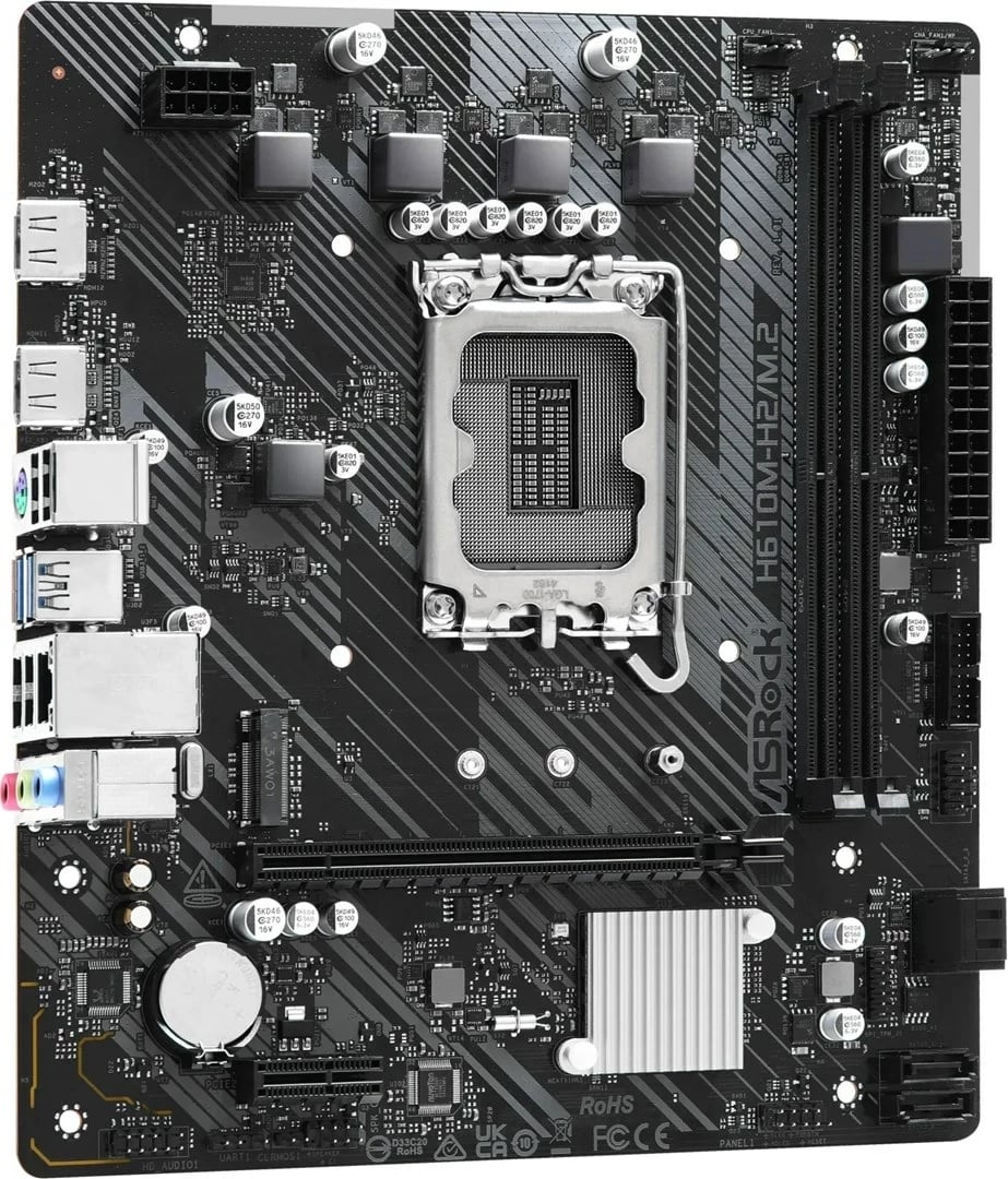 Pllakë amë ASRock H610M-H2/M.2, Socket LGA 1700, micro ATX