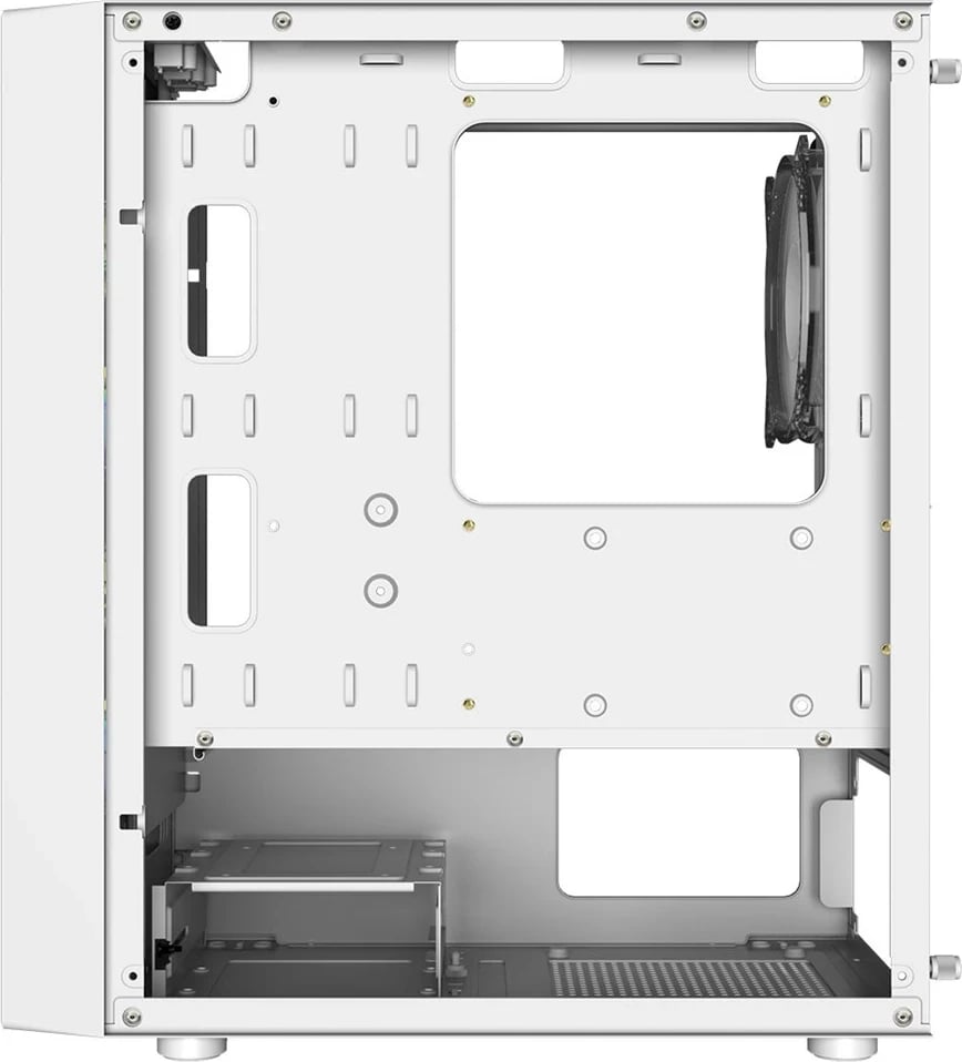 Kasë LOGIC ARAMIS ARGB Mini USB 3.0, e bardhë