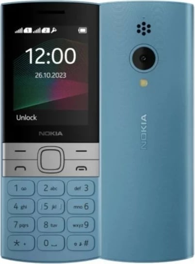 Celular Nokia 150 (2023) TA-1582, 4G LTE, 32GB, Niebieski
