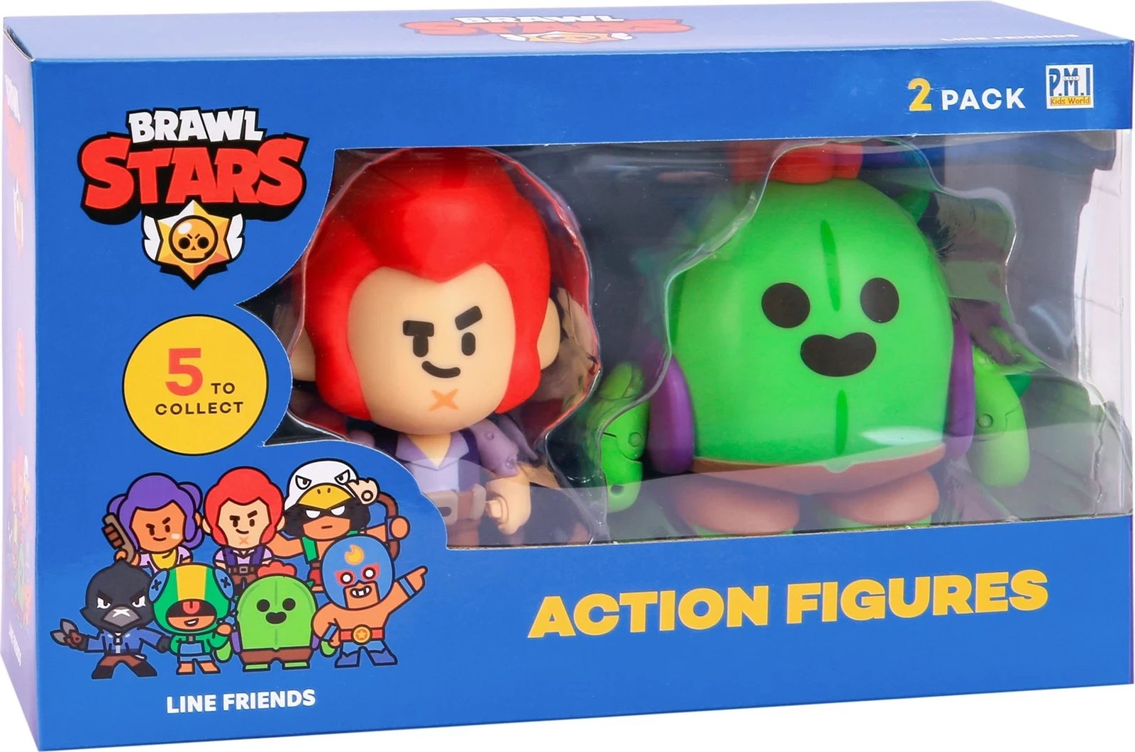 Figura aksioni Brawl Stars S1, P.M.I. Kids World, 11cm, 2 pako