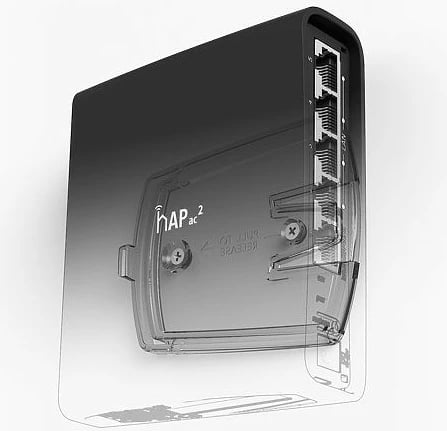 Router MikroTik hAP ac², 1167 Mbit/s, 300 Mbit/s, 867 Mbit/s, 10,100,1000 Mbit/s, 2.4 GHz, 5 GHz, i zi