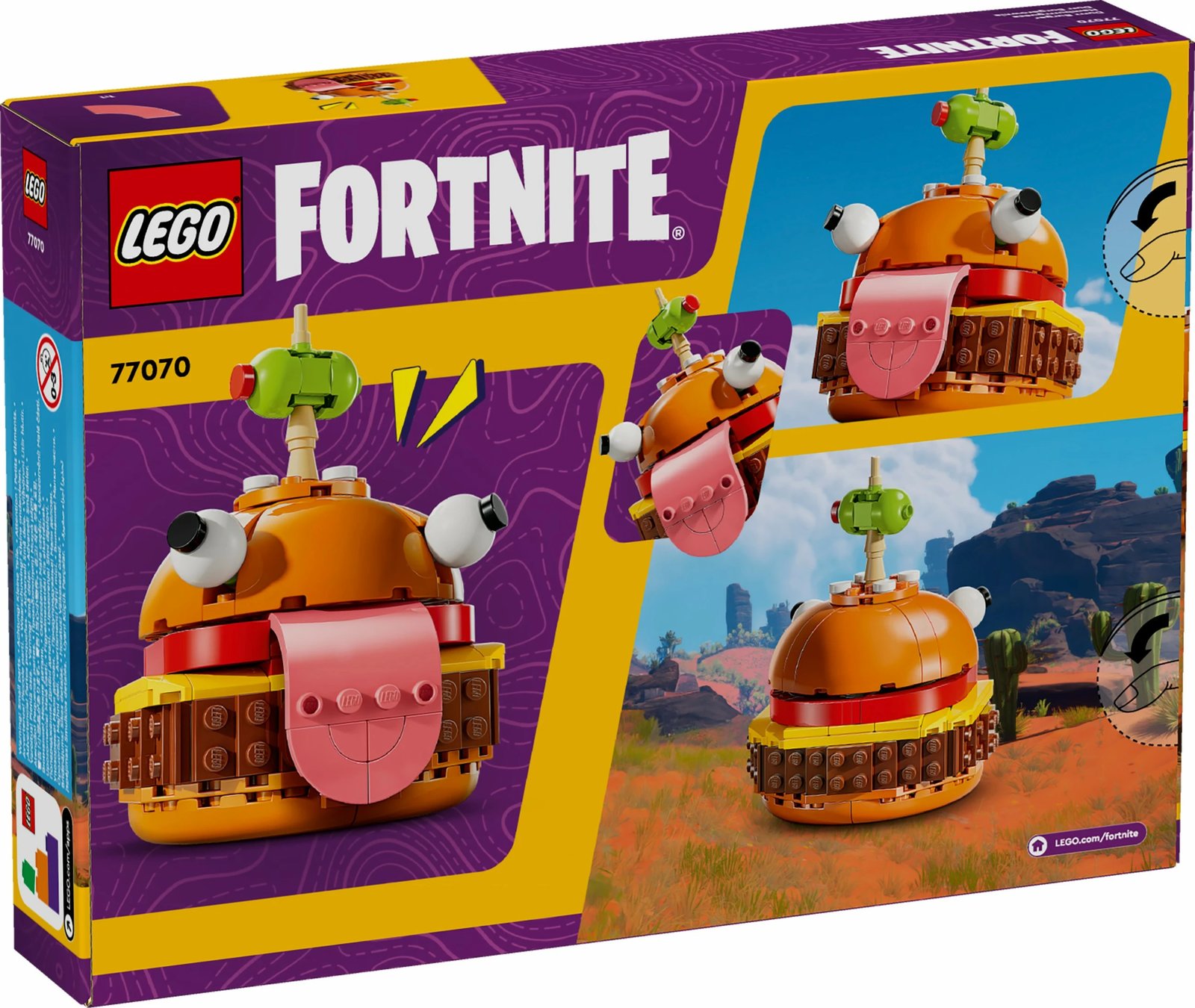 Set ndërtimi LEGO Fortnite Durrr Burger, 193 pjesë, plastikë, shumëngjyrësh