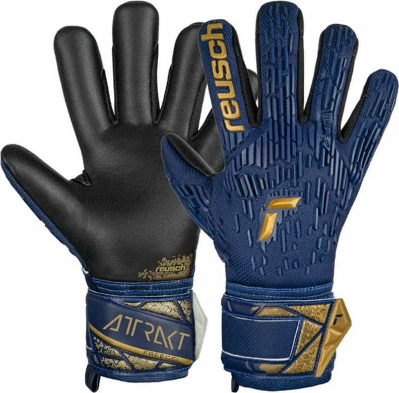 Doreza për portier Reusch Attrakt Freegel Silver, blu marine