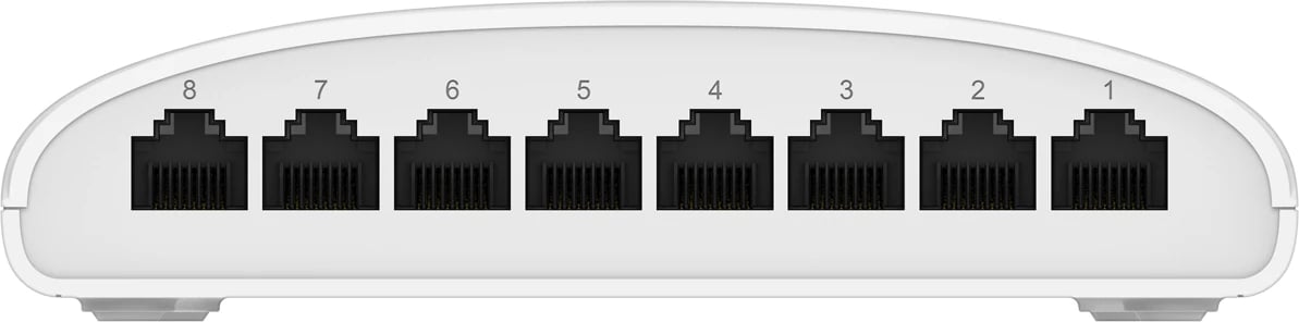 Switch D-Link, DGS‑1008D Gigabit, e bardhë