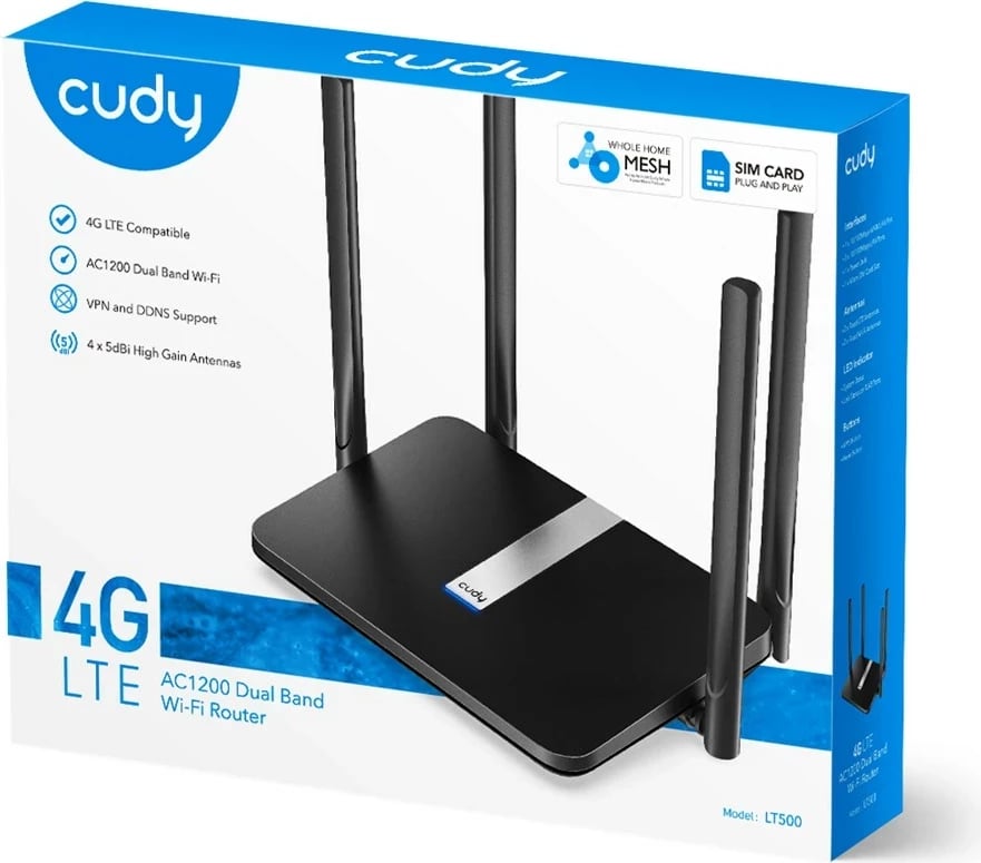 Router Cudy LT500, Dual-band 4G, i zi