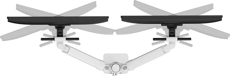 Krah monitori Neomounts DS65S-950WH2, Clamp/Grommet, 11 kg, 61 cm (24"), 86.4 cm (34"), 100 x 100 mm, Bardhë