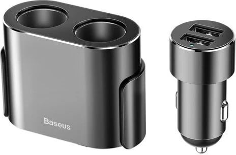 Ndarëse çakmakash Baseus 2x USB-A 0.60m