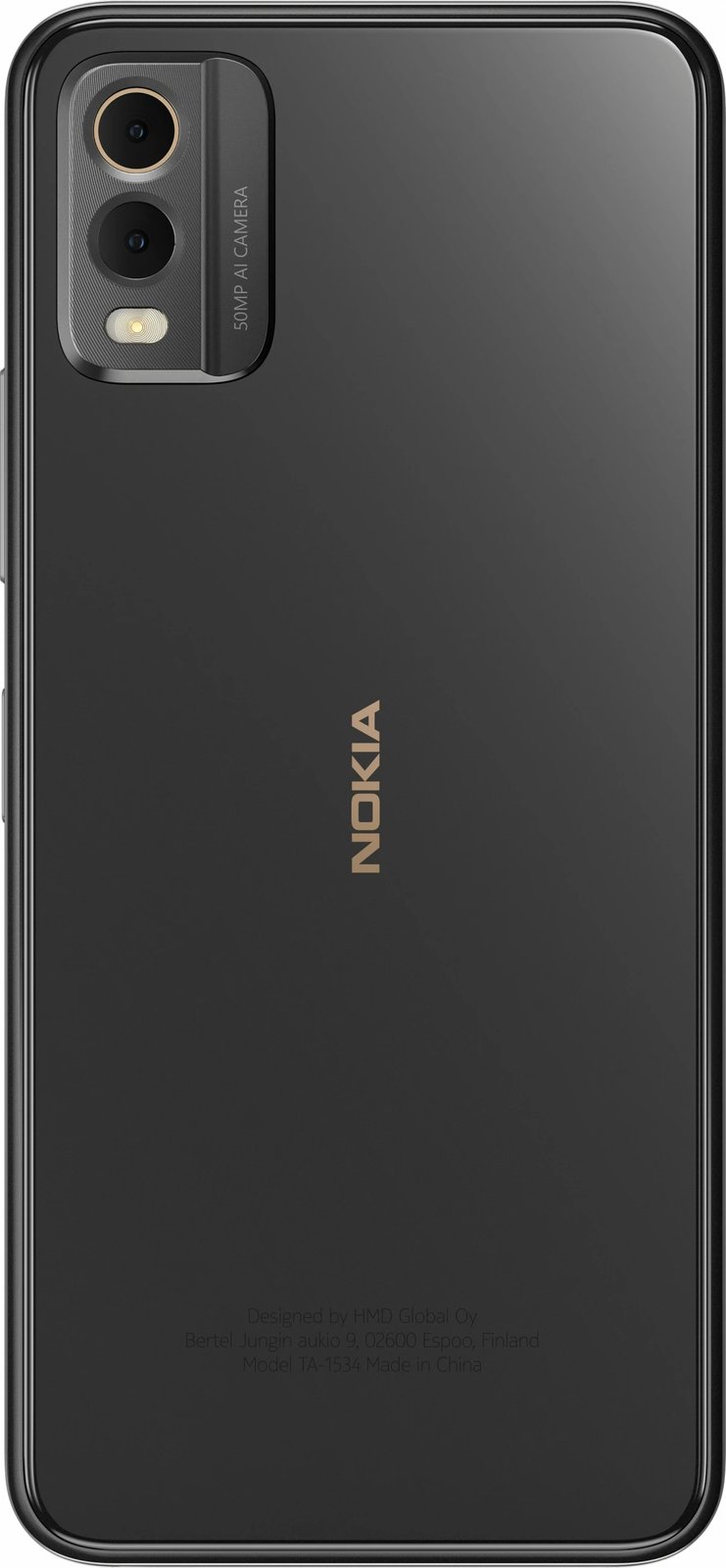 Celular Nokia C32, 6 GB, 128 GB, 50 MP, Android 13, Charcoal