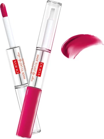 Buzëkuq i lëngshëm Pupa Lip Duo, 004, 4mlx2