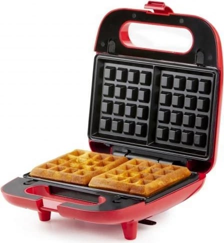 Hekur për waffle Domo DO9242W, 750 W, Kuqe