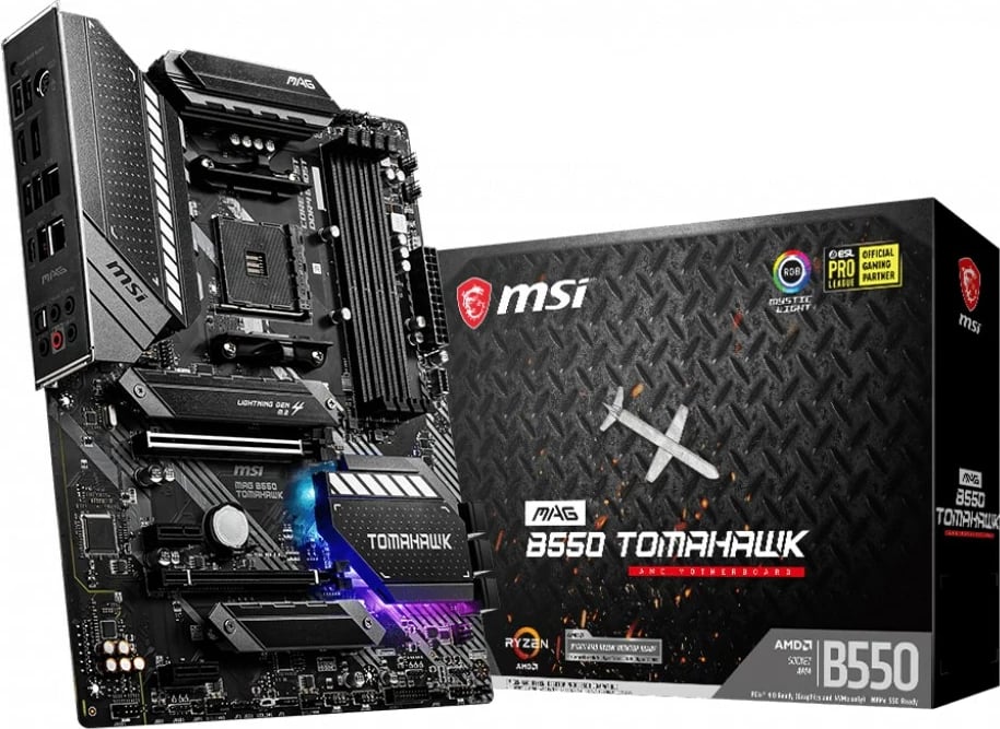 Pllakë amë MSI MAG B550 Tomahawk, Socket AM4, ATX