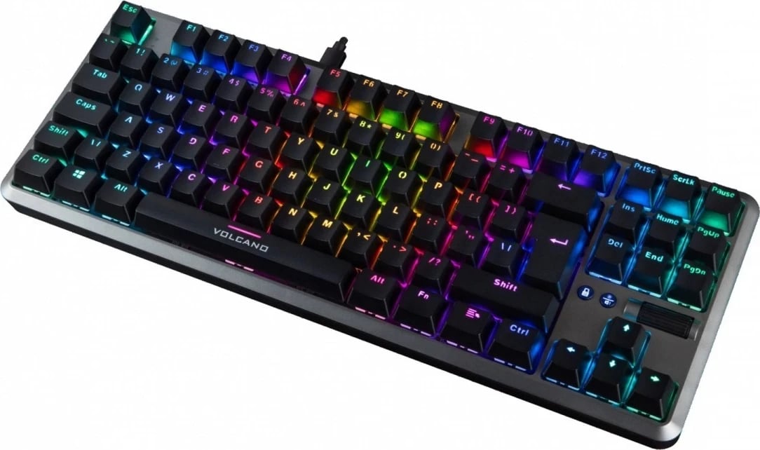 Tastierë Modecom Volacno Lanparty 2 RGB, e zezë