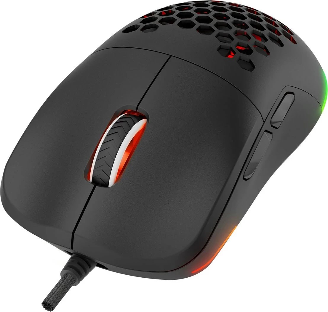 Maus Rampage BLINK, RGB, sensor optik, 12800 DPI, i zi