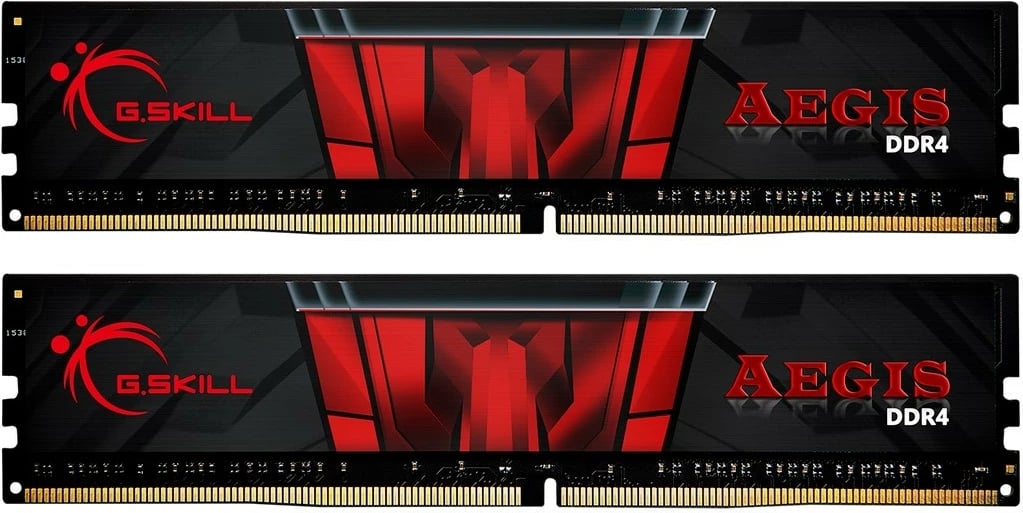 RAM Memorje G.Skill Aegis, 16 GB, 2 x 8 GB, DDR4, 3000 MHz, 288-pin DIMM, E zezë