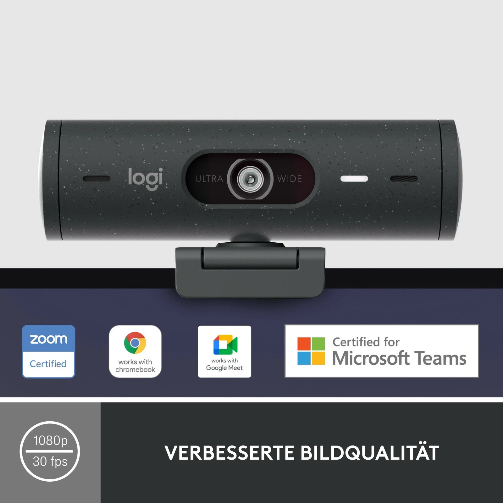 Kamerë Logitech Brio 500 Full HD, 4 MP, 1920 x 1080 pixels, 60 fps