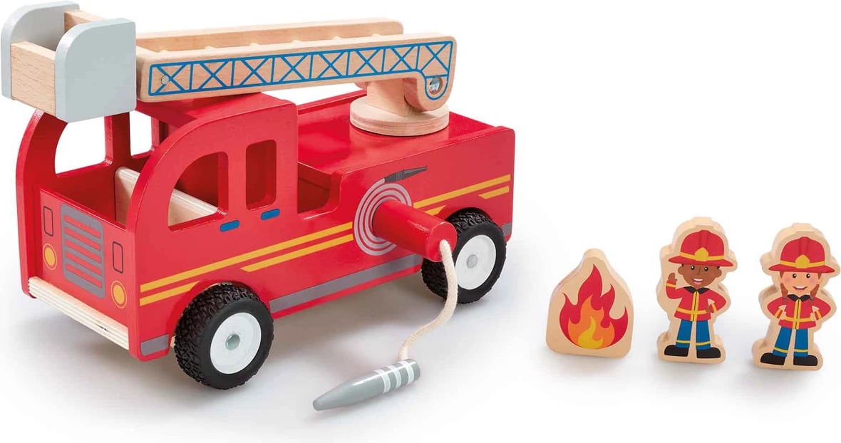 Set lodër për fëmijë Woodlets Fire Truck