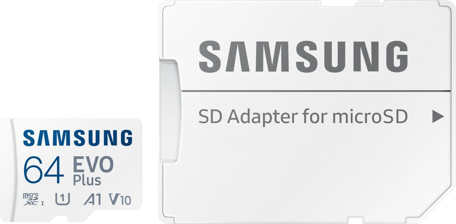 Kartelë memorie Samsung, 64 GB, MicroSDXC, UHS-I, 160 MB/s, e bardhë