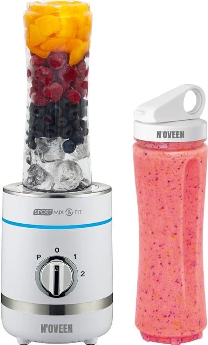 Blender tavoline Noveen Sport Mix & Fit SB1100 X-LINE, 0.6 L, 300 W, e bardhë