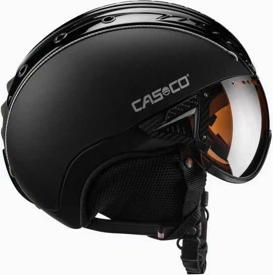 Helmetë skijimi CASCO SP-2 Carbonic Vis, L, E zezë