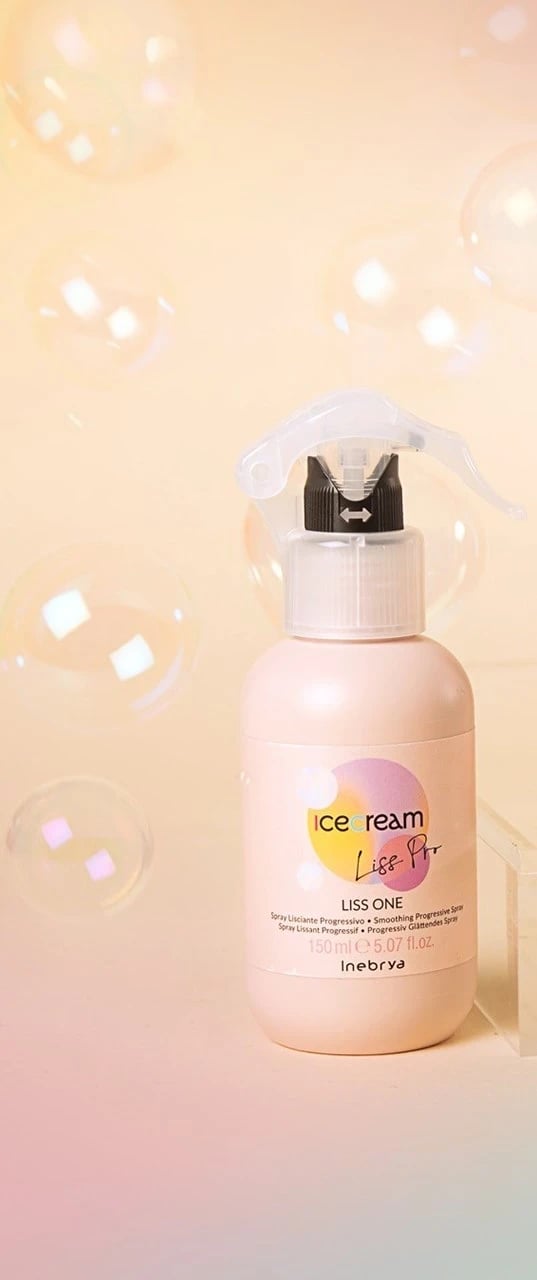 Sprej për flokë Inebrya Ice Cream Liss Pro, 150 ml